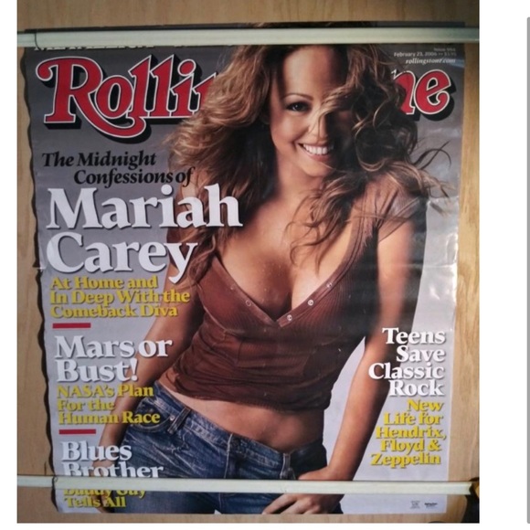 Mariah Carey 🎤 Rolling Stone Cover Poster 🎤 34"x22" Funky Enterprises #3803 - Picture 2 of 4